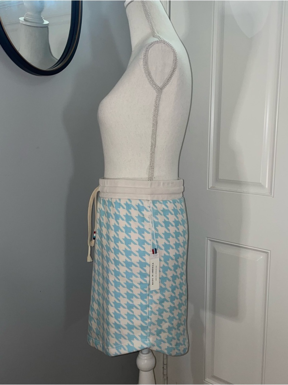 Sol Angeles Houndstooth Scallop Knit Drawstring Skirt - Picture 14 of 15